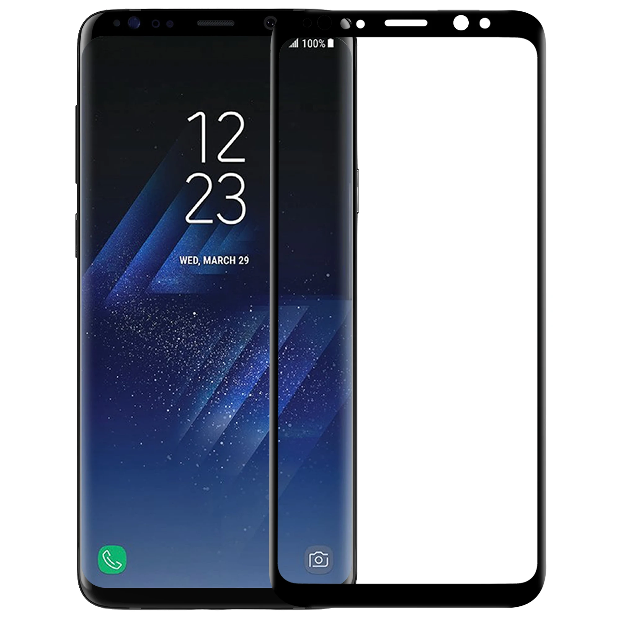 Защитное стекло Nillkin для Samsung Galaxy S9 Plus закаленное с полным покрытием S9|glass for