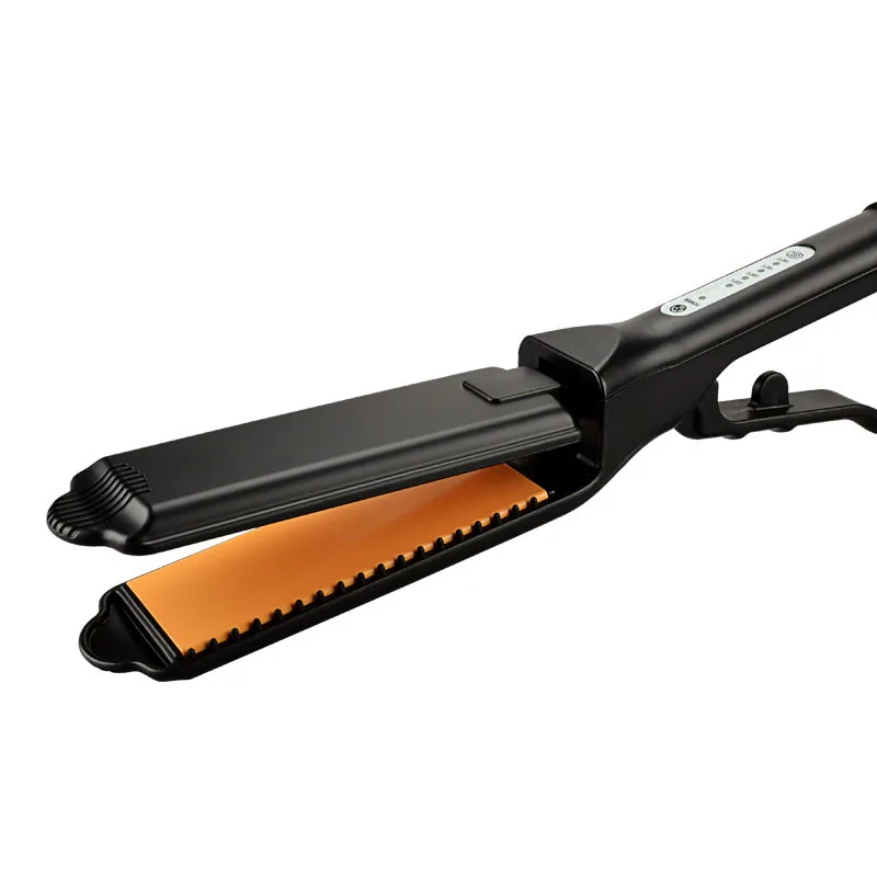 Керамический утюжок для выпрямления волос не повреждает кукурузная пушистая