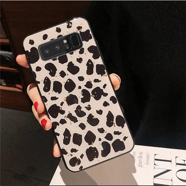 Роскошный Золотой леопардовый чехол для телефона TRISEOLY для samsung Galaxy S10 S9 S8 Plus, мягкий ТПУ чехол для samsung Note 8 9 M10 M20, чехол