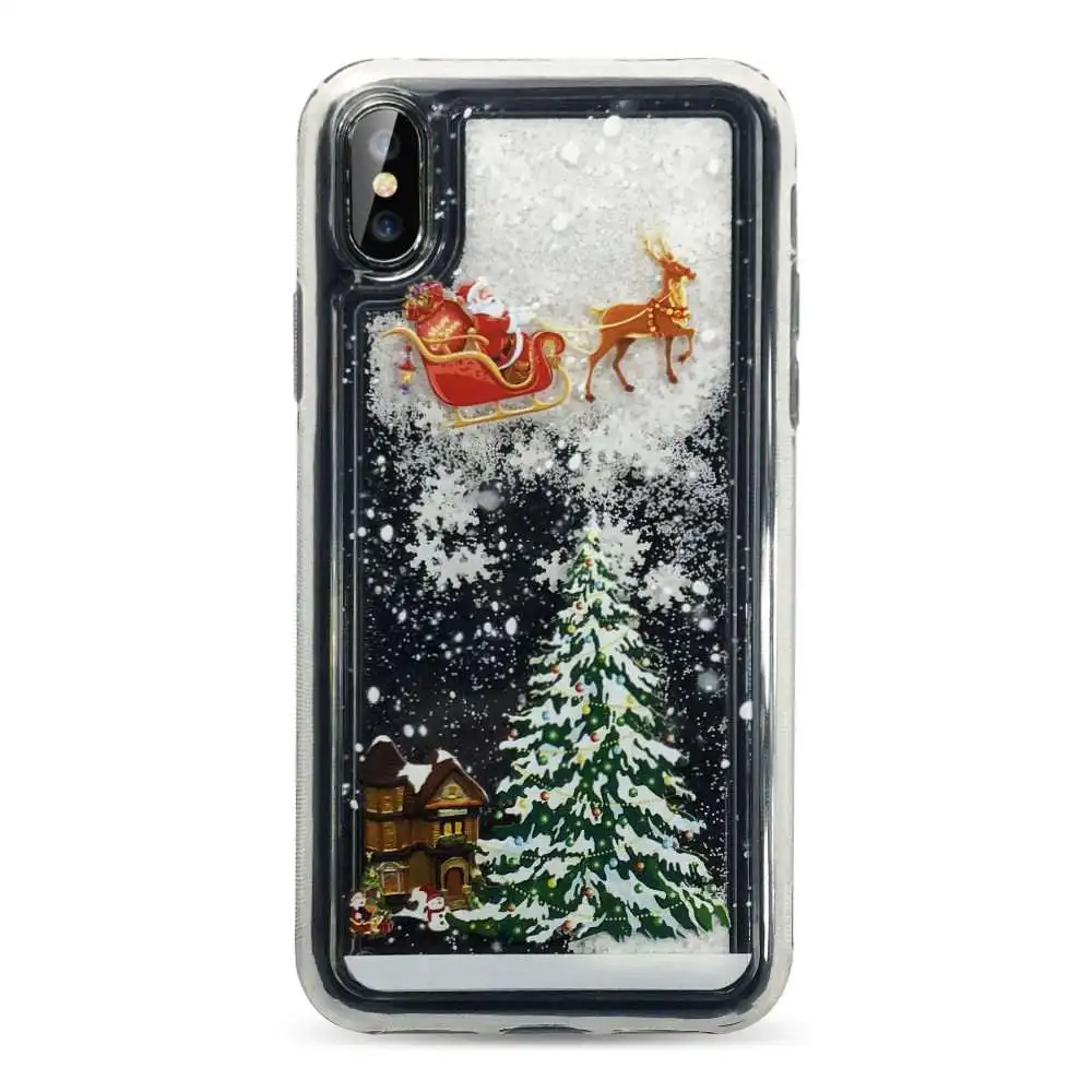 New CASEIER Снежинка Рождество чехол для iPhone 7 8 6 6 S плюс мягкая TPU зыбучие пески чехол для iPhone X Xr Xs Макс крышка год принципиально чехол на айфон 7 8 Plus чехол на айфон 6 6s Plus чехол на айфон Xr X