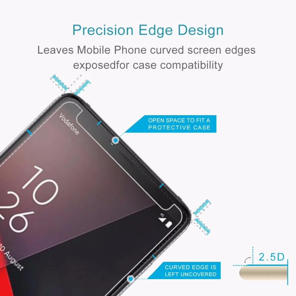 2.5D 9H закаленное стекло для 360 мобильных телефонов N6 PRO Защитное экрана