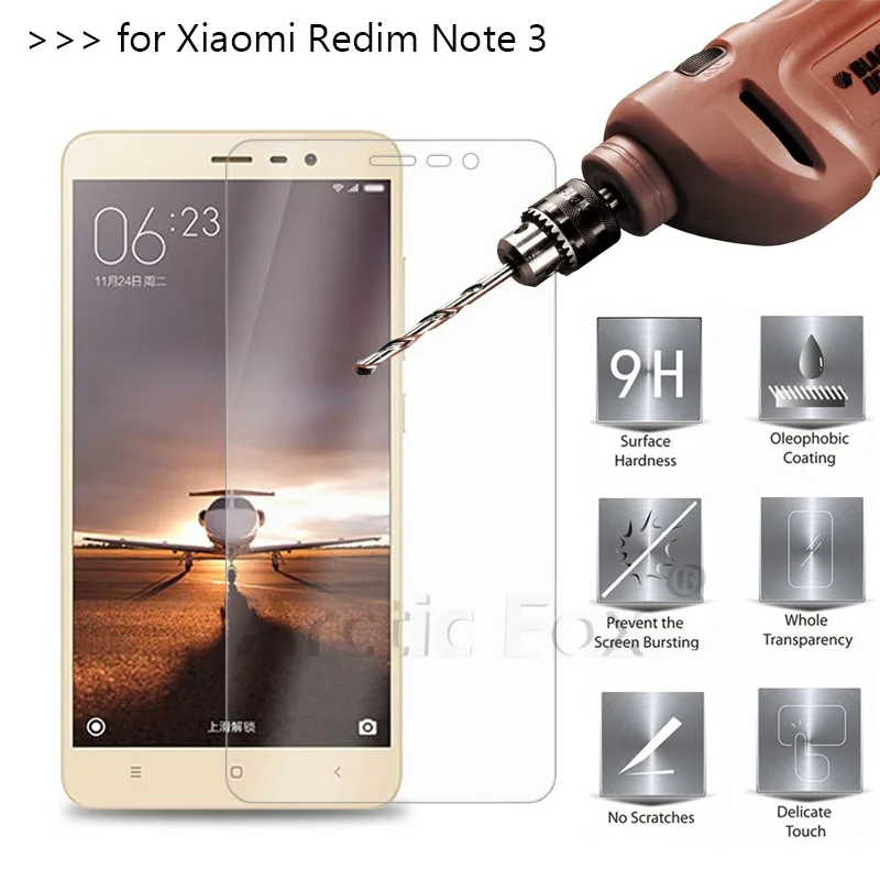 10 шт./лот Премиум закаленное Стекло для Xiaomi Redmi Note 3/Redmi 3 Pro Экран протектор