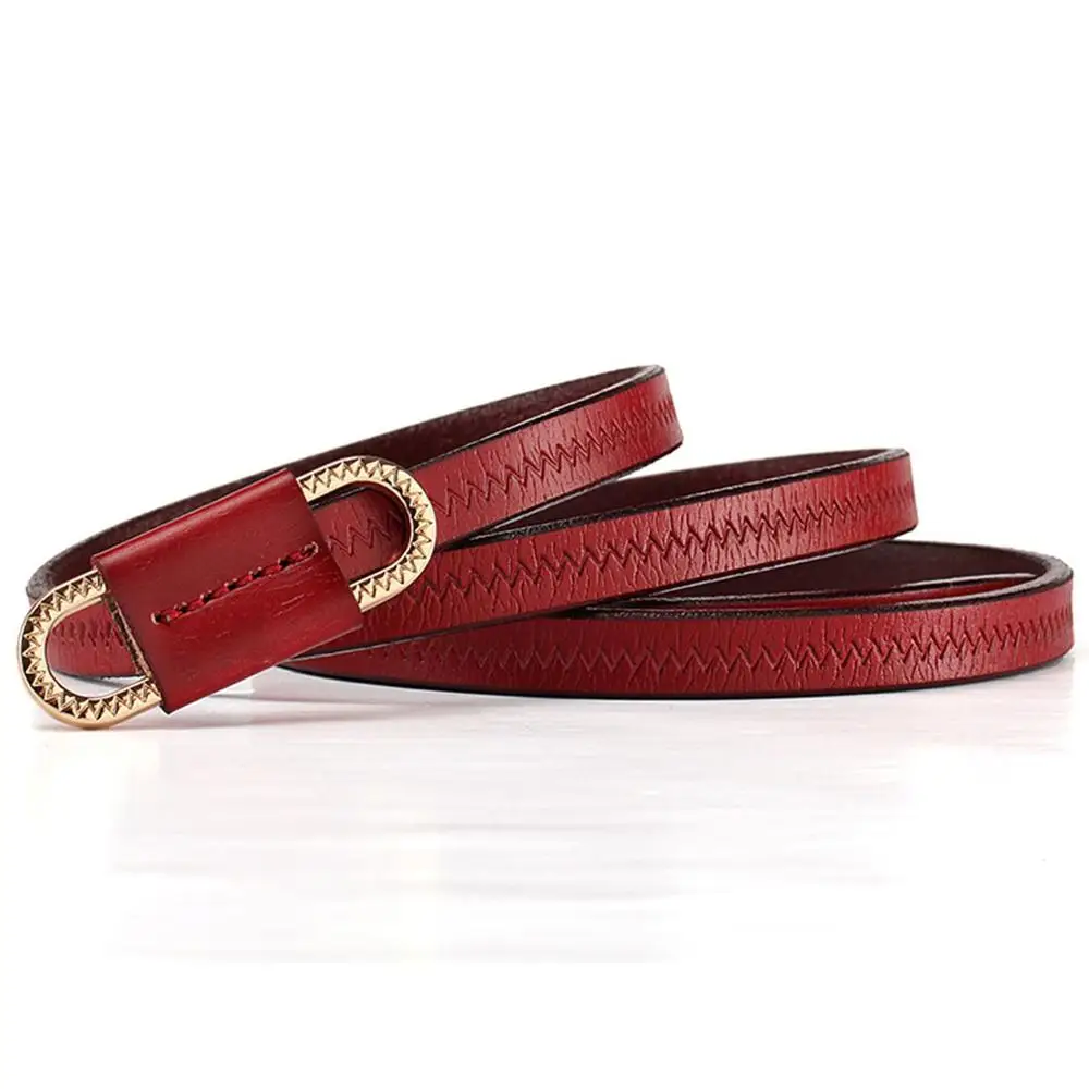 Женский ремень из воловьей кожи FAJARINA 1 см LDFJ015|cowhide leather belt|fashion beltleather belt |