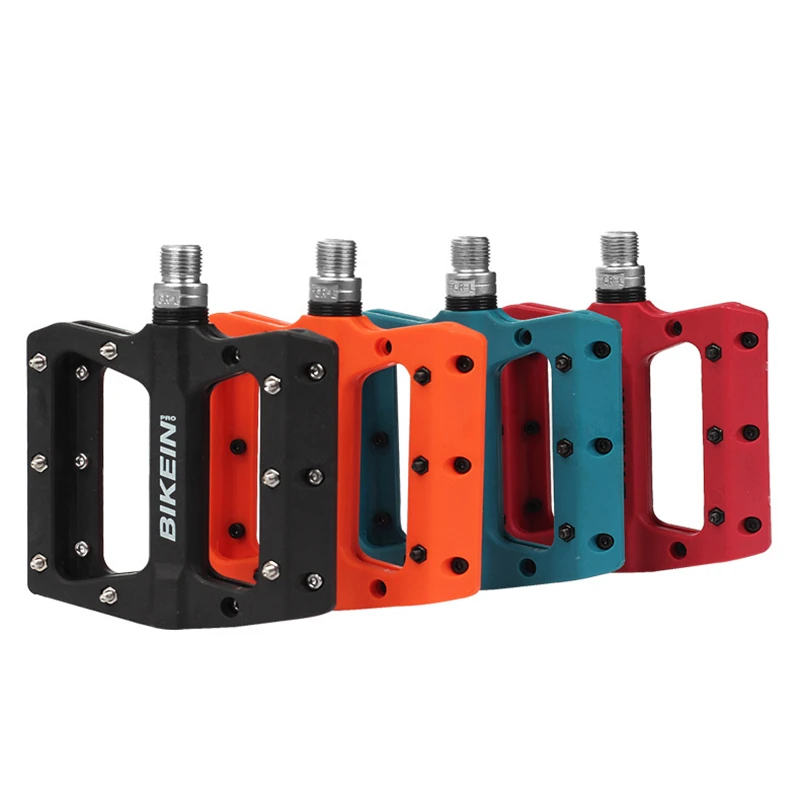 Best-selling Mountain Bike Bicycle Accessories Pedal High Quality Nylon Fiber Bearing Pedals Palin Anti-skid | Спорт и развлечения