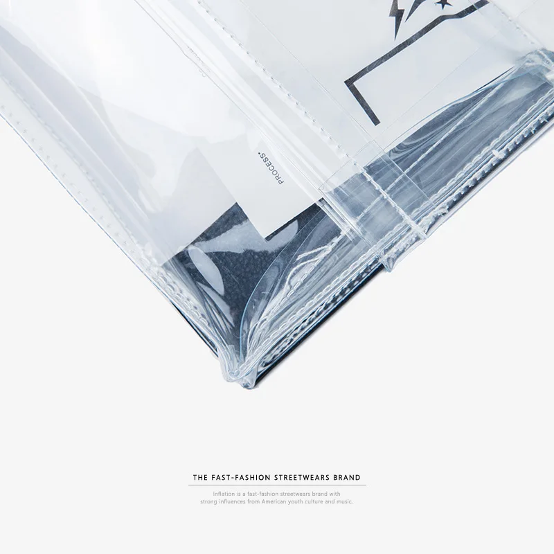 Модная забавная сумка для мужчин прозрачный поясной кошелек из ПВХ уличная