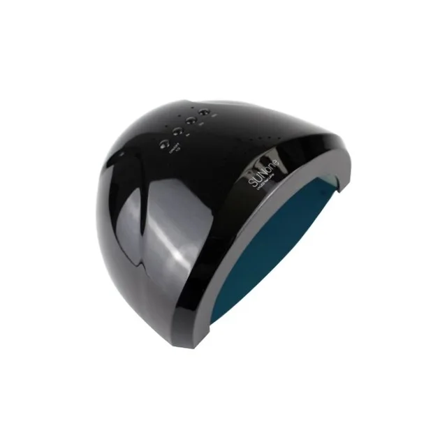 48w- black 72 Вт УФ-лампа светодиодный светильник для ногтей с 36 светодиодный s две ручные лампы Сушилка для ногтей маникюр Гель-лак для ногтей автоматический сенсор прозрачный дисплей времени - Цвет: 48w- black