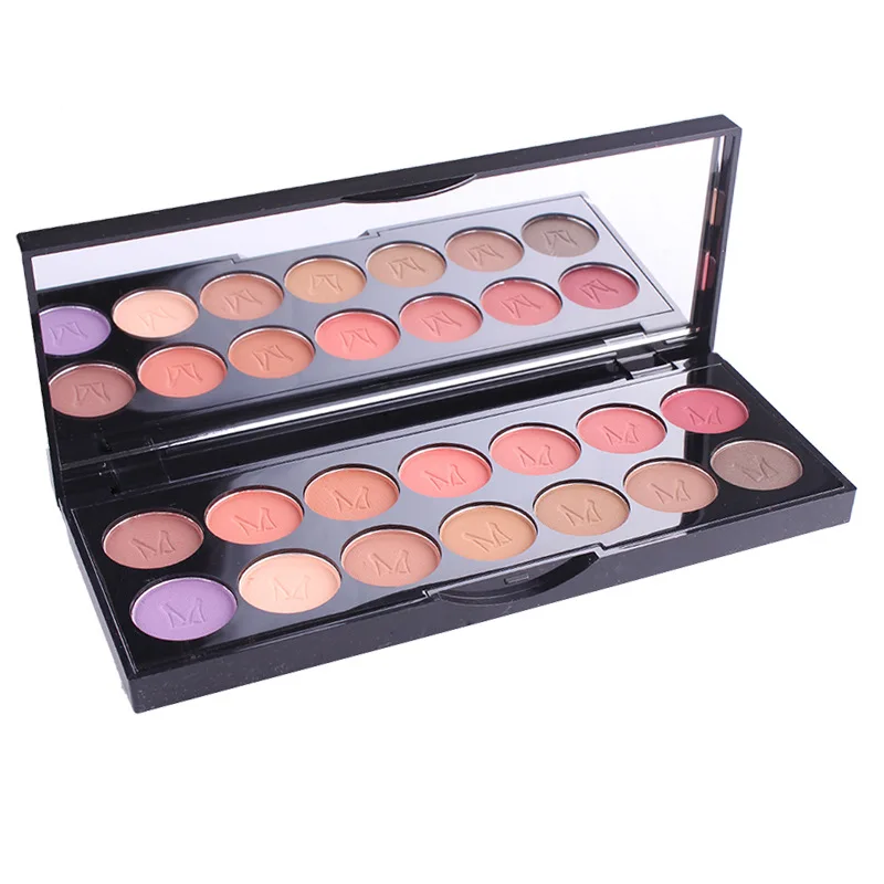 MISS ROSE 14 видов цветов Палитра теней для век мерцающие матовые дымчатые тени набор