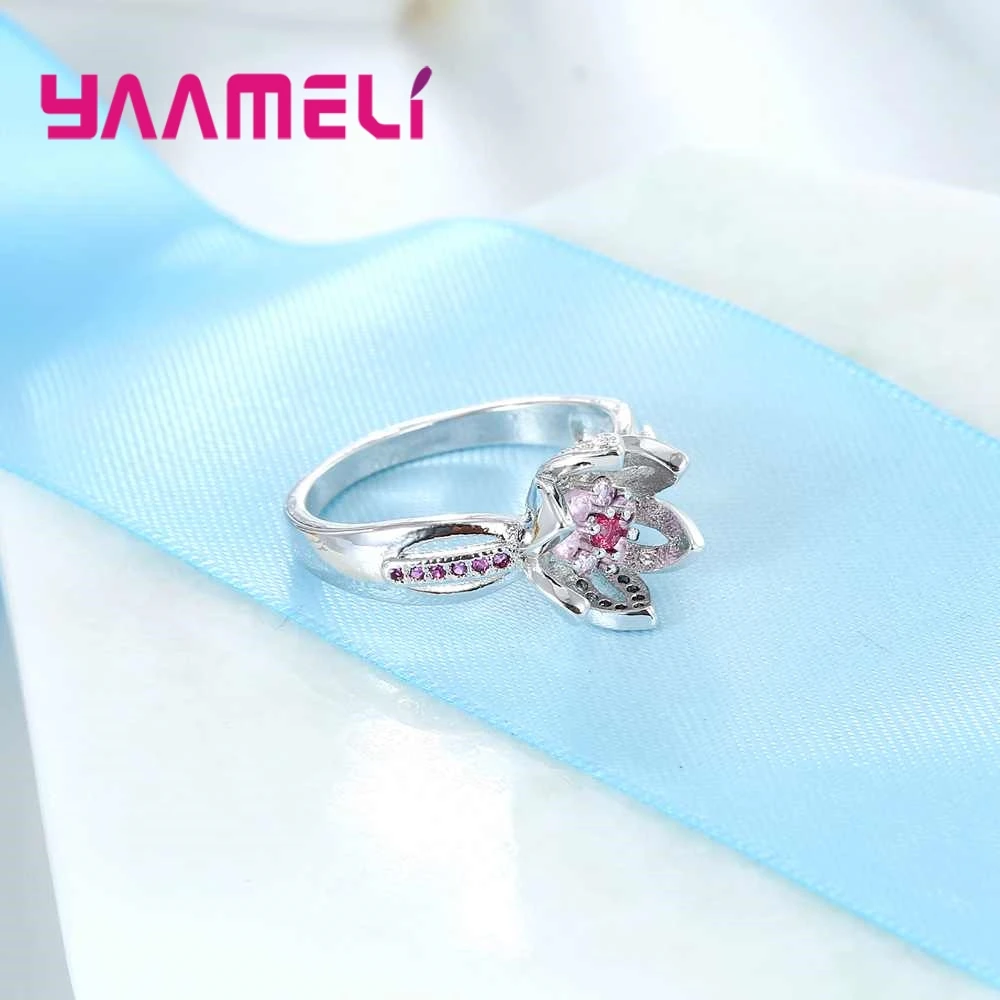 Кольцо из серебра 925 пробы с искусственным камнем|925 sterling silver|crystal stone ringstone ring |