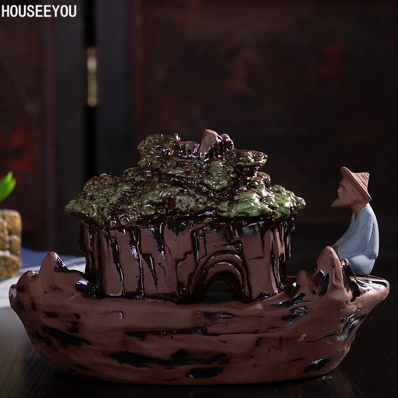 Керамическая курильница для благовоний из сандалового дерева | Дом и сад