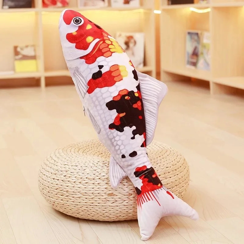Новинка Taisho Showa красный белый гибель Карп Золотой кои рыба мягкая плюшевая