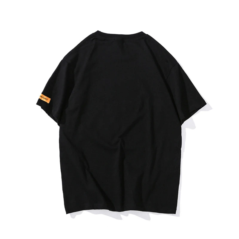 Новое поступление винтажные удобные модные брендовые мужские короткие футболки