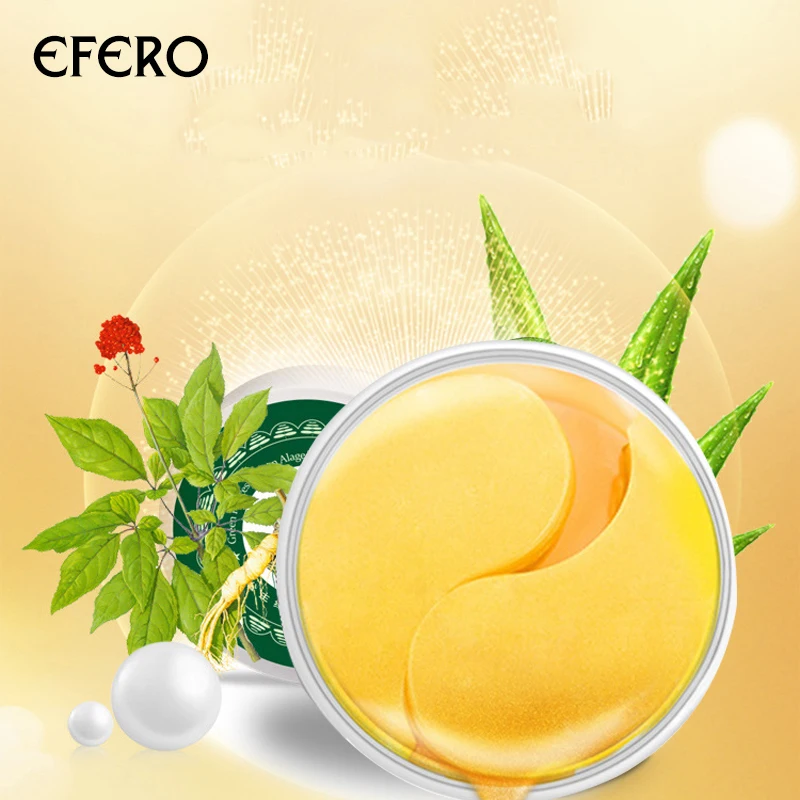 EFERO 120 шт. коллагеновая кристальная маска для глаз гелевая повязка для глаз Уход за глазами маски для сна средство для удаления темных дирклов предупреждающий старение мешок морщины вокруг глаз патч