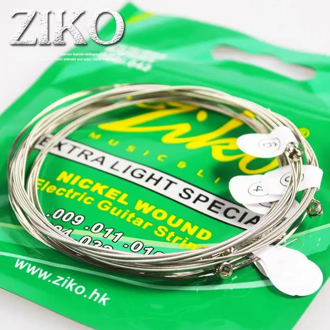 Ziko электрогитарные струны набор Extar Light мягкие гитарные электрические 009-042 Струны