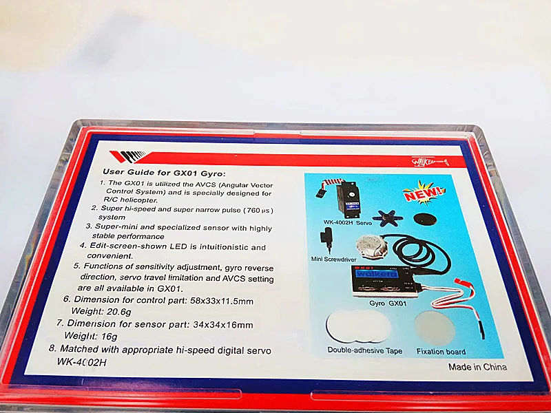 Walkera WK 4002HGX01 головка замок AVCS RC гироскоп для 450 500 600 класс