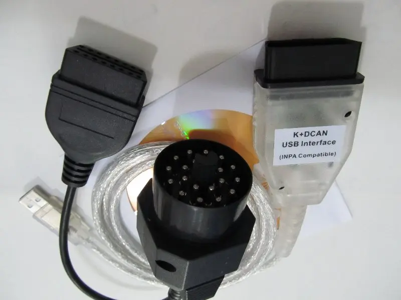 

for Bmw Inpa K Dcan Interface Usb New Switch Dis Ediabas with 20pin to Obd2 Diagnostic Code Reader