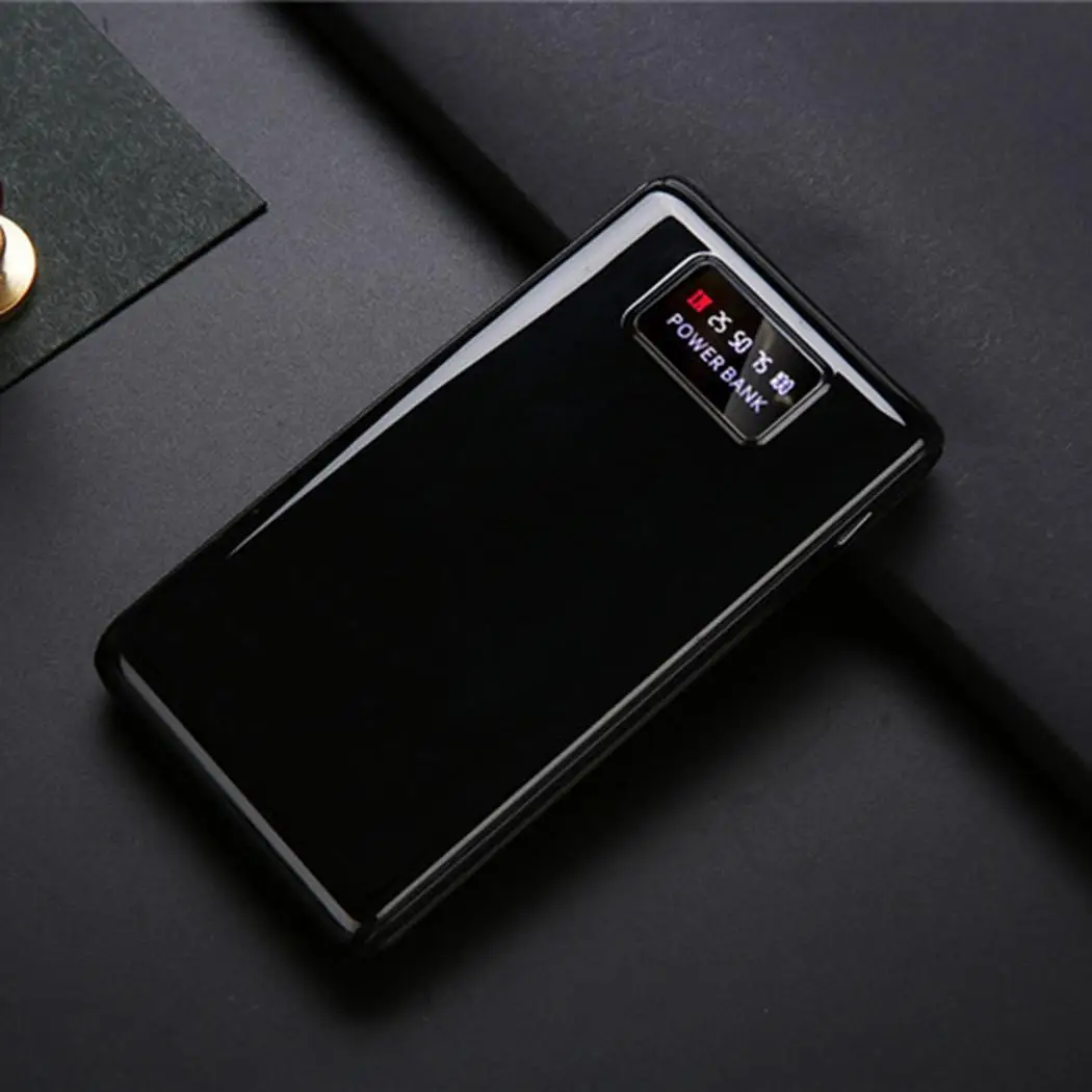 Бесплатная Сварка power Bank Shell ЖК-экран цифровой дисплей чехол для телефона с
