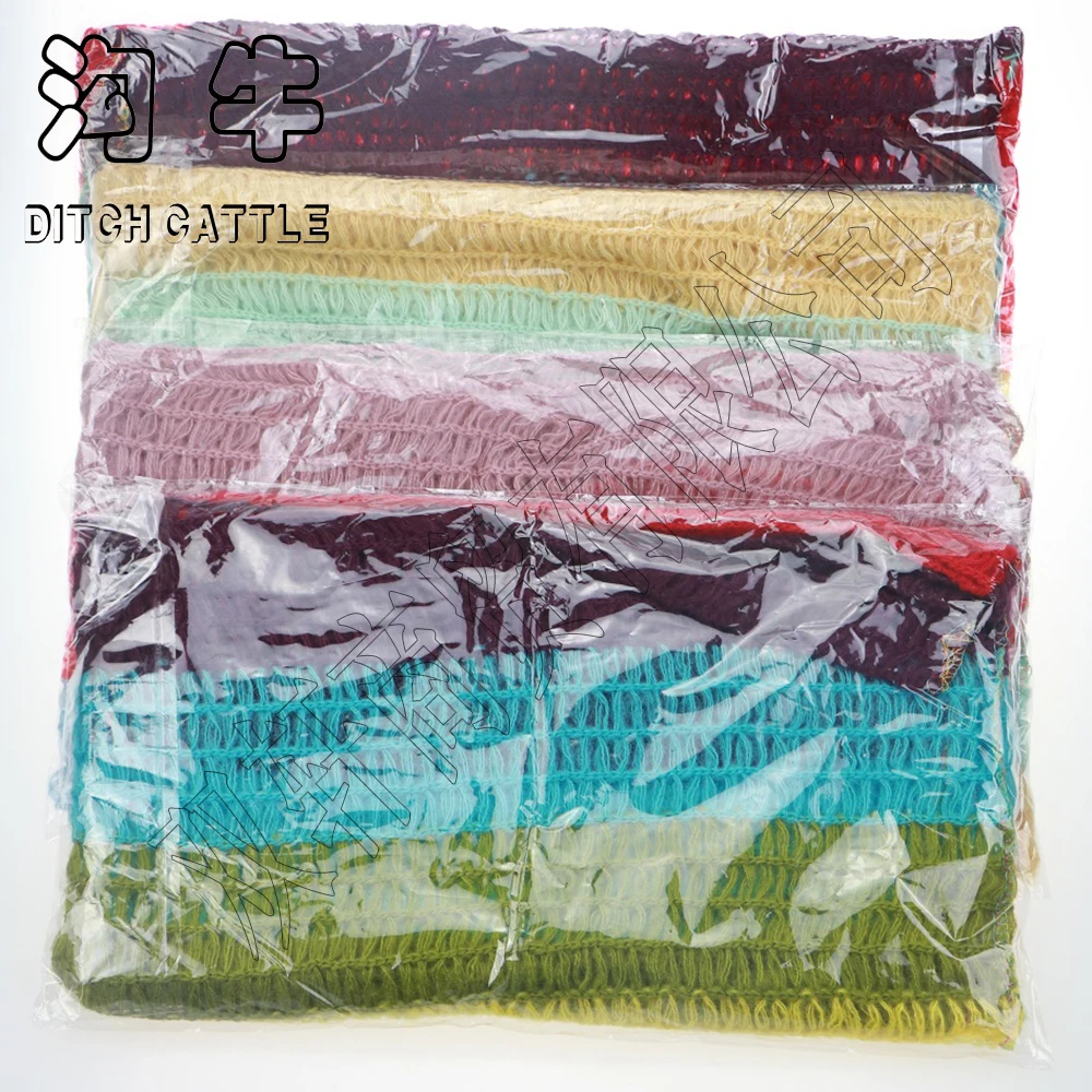 (150*40 м) Радуга ручной вязки мохер обертывания новорожденные фотографии детский