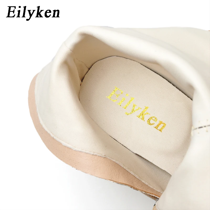 Eilyken/Новинка 2021 года Модные женские ботинки на молнии Ботильоны со змеиным