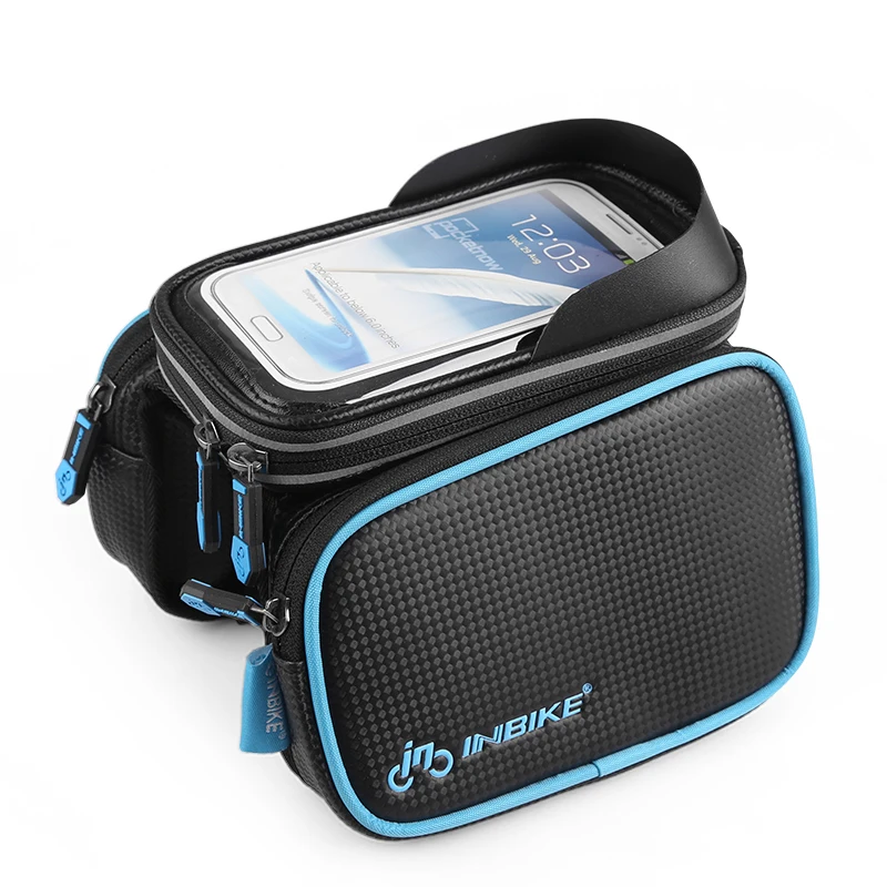 6.2 Дюймов Телефон Велосипед Сумка Непромокаемые Передняя Рама Велосипеда Седло