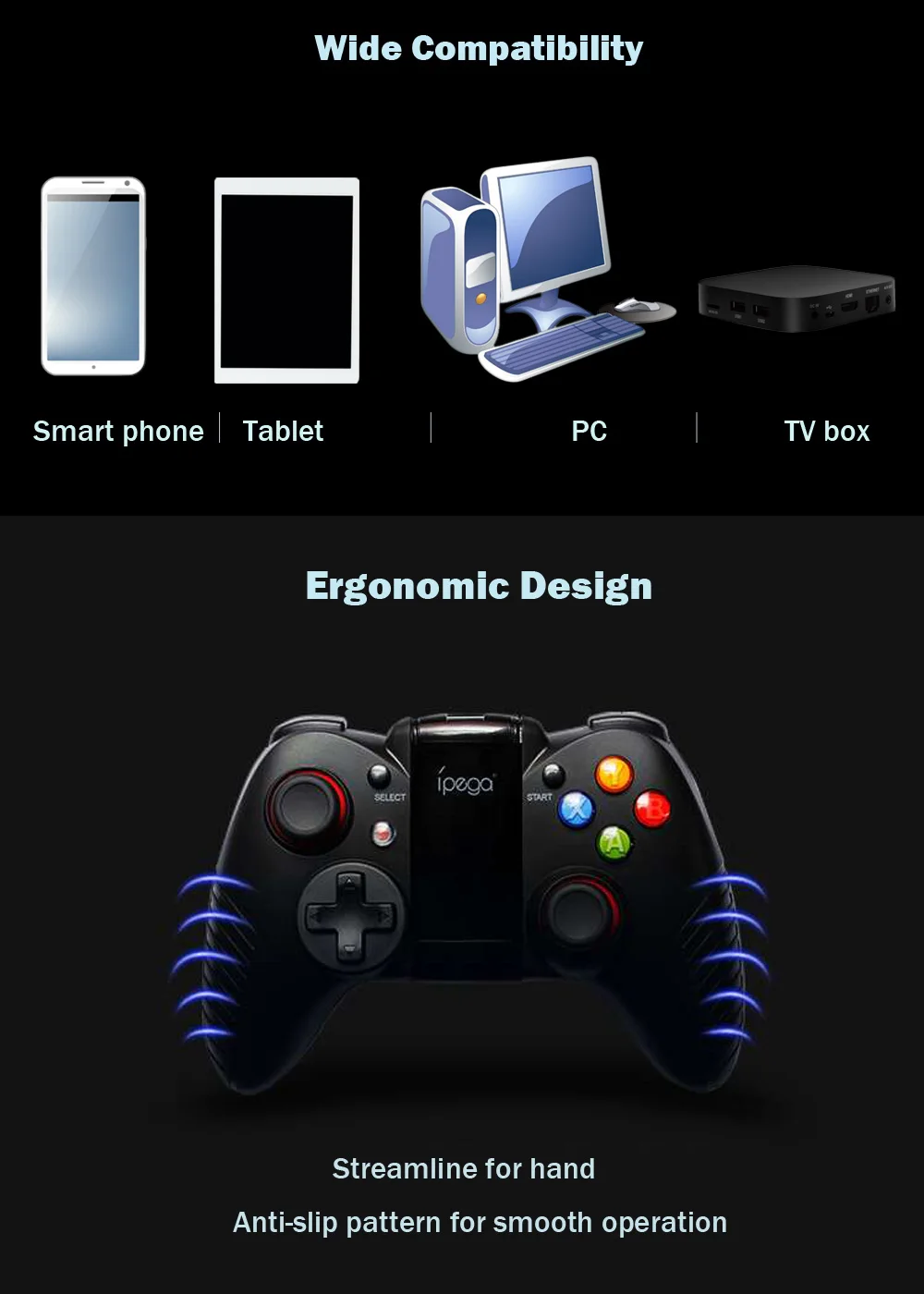 Ipega 9067 игровой беспроводной Bluetooth 3,0 игровой контроллер Джойстик для iPhone iOS Android телефонов tv Box PG-9067 геймпад Gamecube