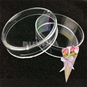 Kicute 10Pcs Plastic Sterile Petri Dishes with Lids 55mm For Lab Plate Bacterial Yeast Medical Biological Scientific Supply |