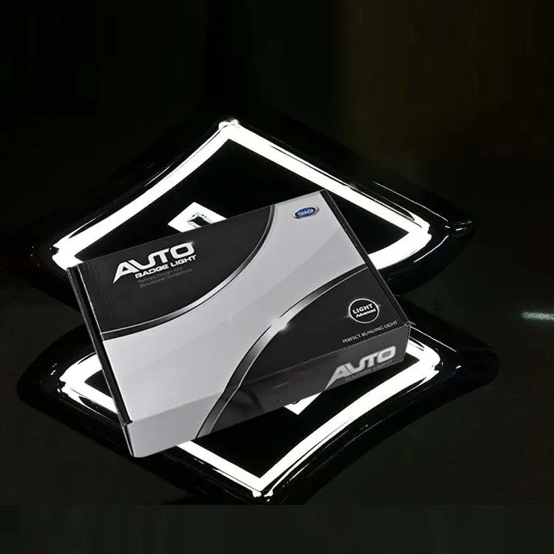 Shenlao Car Styling led Badge Logo Light for Hyundai solaris tucson santa fe getz elantra i40 i10 ix35 accessories Emblem lamp | Автомобили