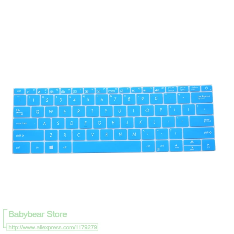 Ноутбук 12,5 12 дюймов силикон для Asus Zenbook3U Zenbook 3 3U Ux390 Ux390U Ux390Ua 12,5 ''крышка клавиатуры протектор