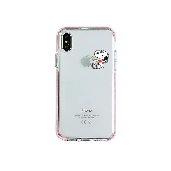 B Модный чехол для iPhone 6, 6s, 7, 8 Plus, X, XR, XS, MAX, 10, мягкий чехол для телефона, для iPhone 7, роскошный, мультяшный, прозрачный, ультра тонкий - Цвет: B