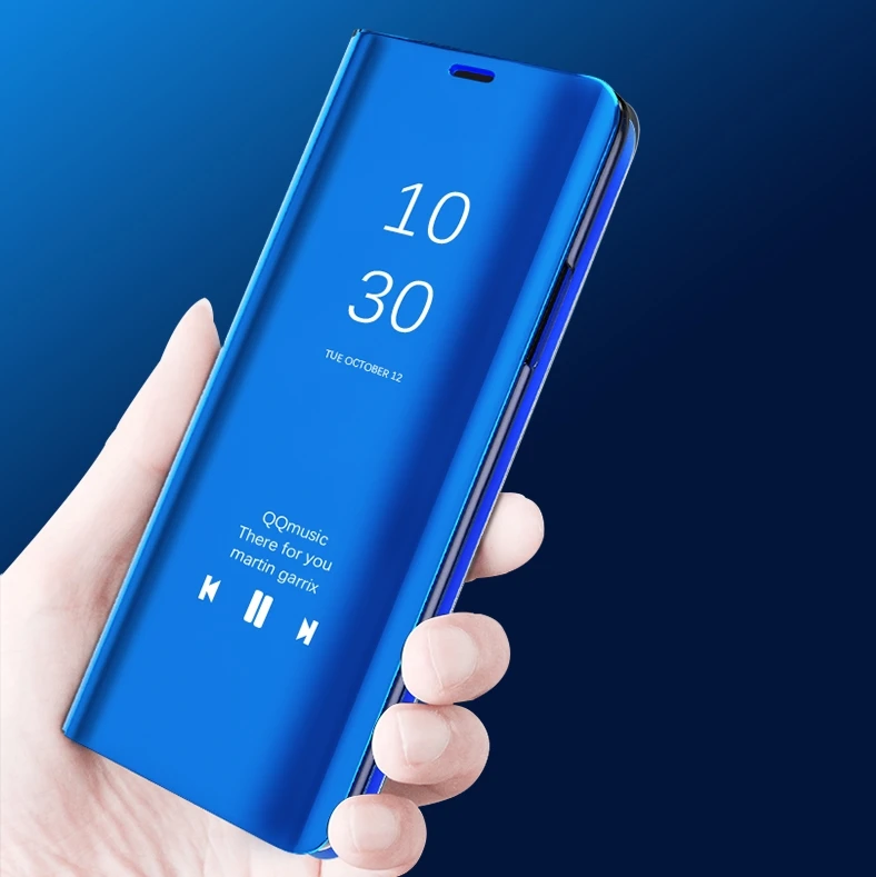Смарт-чехол для samsung Galaxy J7 Neo NXT Max Pro Core Plus Prime C8 C10 чехол с зеркалом из искусственной кожи с откидной крышкой для Galaxy J7 Duo