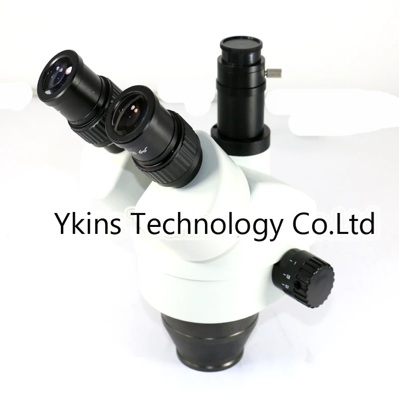 Зум maginifcation 7-45x Тринокулярный стереомикроскоп + 5MP USB выход микроскоп с цифровой