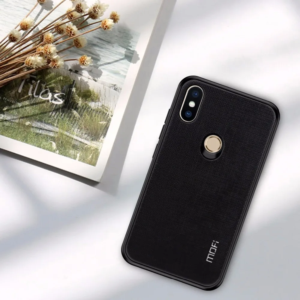 MOFI Противоскользящий ПК + ТПУ тканевый чехол для Xiaomi Mi 8|Бамперы| |