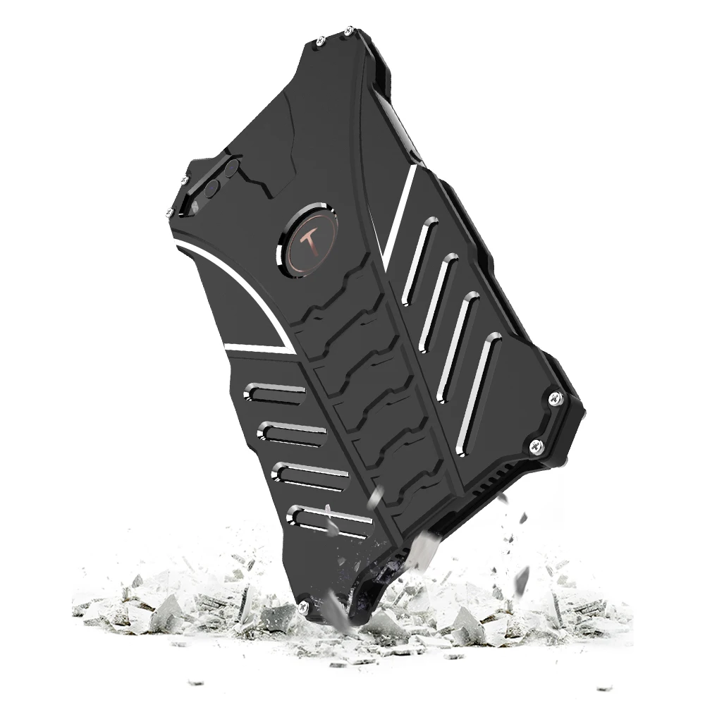 

2018 Original R-just Design Metal Aluminum Luxury Tough Armor THOR Phone Case for Smartisan Nut 3 Nut3 Housing Cover