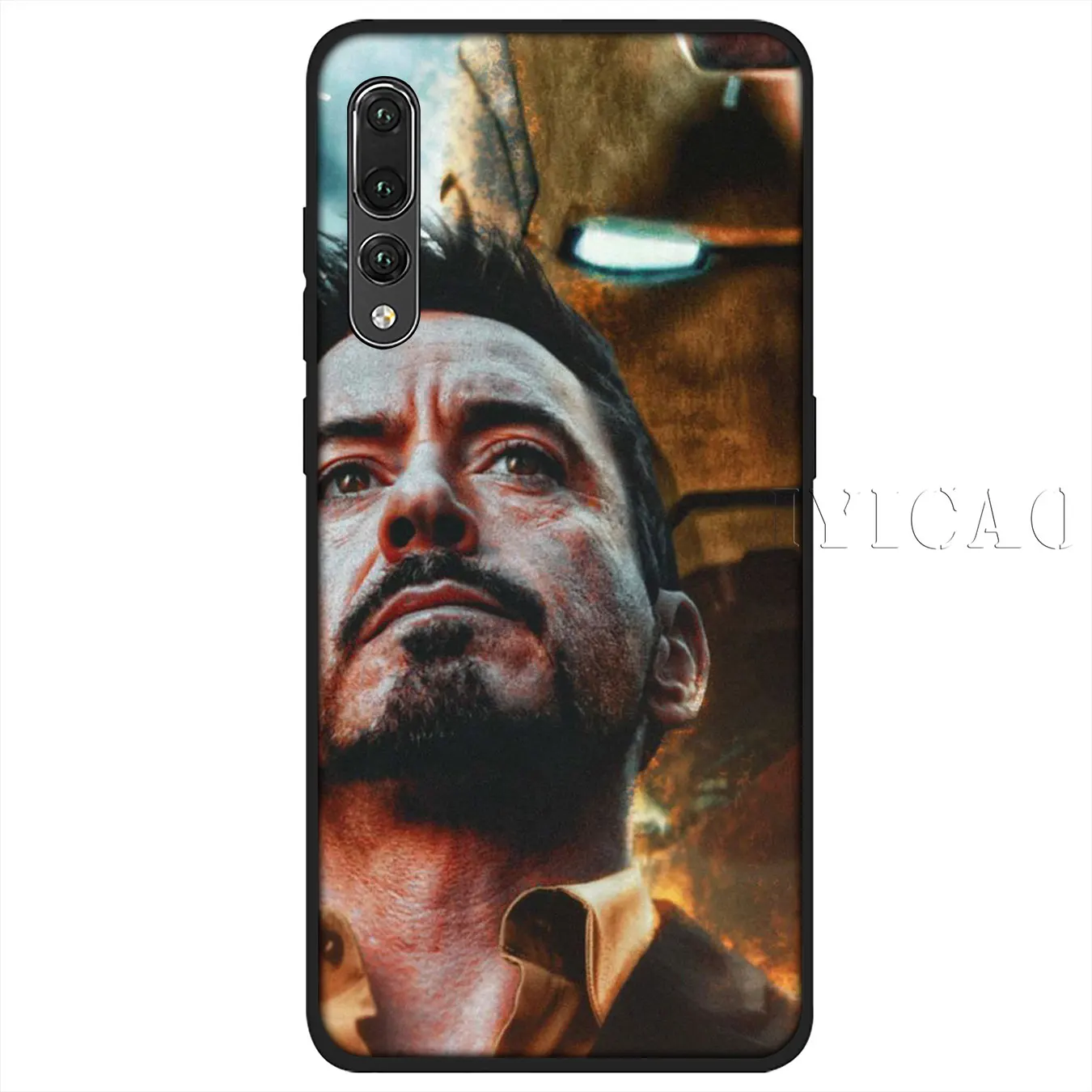 IYICAO Iron Man Marvel Soft Silicone Phone Case for Huawei P30 P20 Pro P10 P9 P8 Lite Mini 2017 2016 2015 P smart Z 2019 Cover |