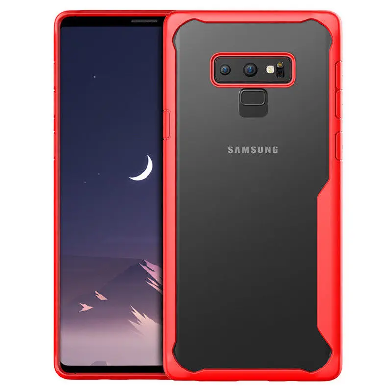 YISHANGOU мягкий силиконовый бампер чехол для samsung Galaxy S10e Примечание 10 8 9 S9 S8 плюс A6 A7 A8 прозрачный твердый пластиковый чехол на заднюю панель