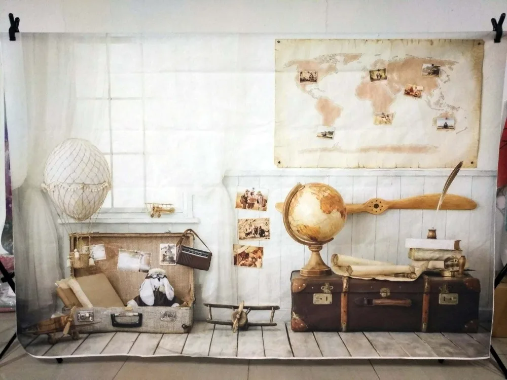 

Vinyl Photography Background Newborn Baby Room Toy Traveling Case Computer Print Children Backdrops for Photo Studio S-2625