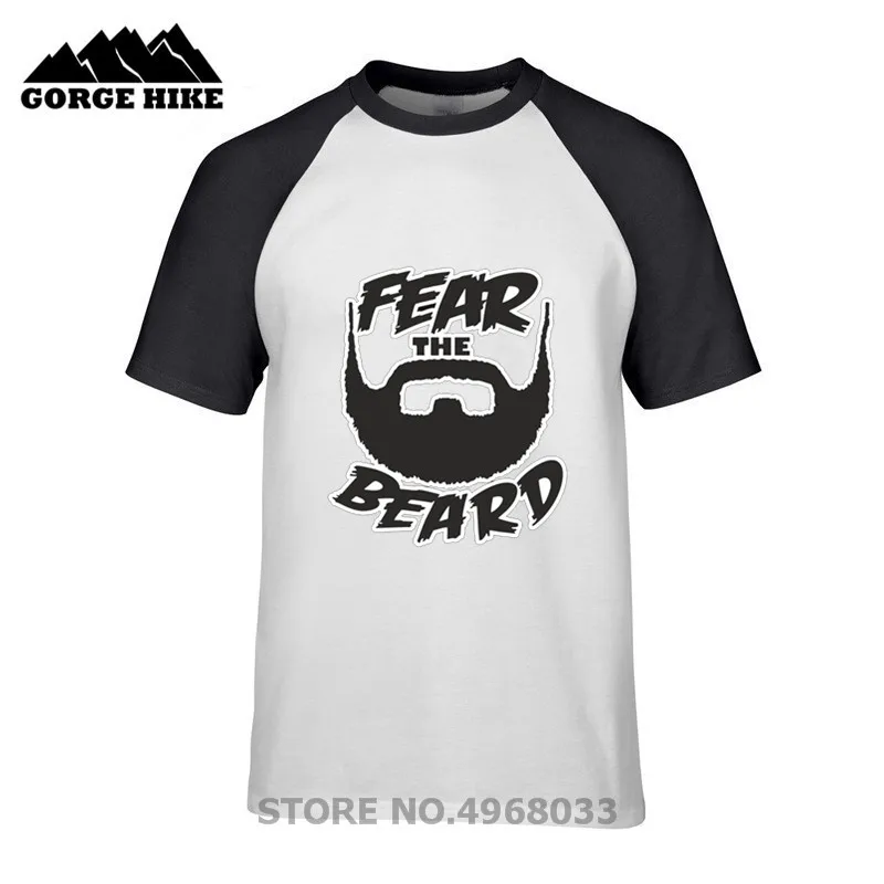 Футболка с принтом Fear The Beard футболка из 100% хлопка надписью I'm a Bearded модная