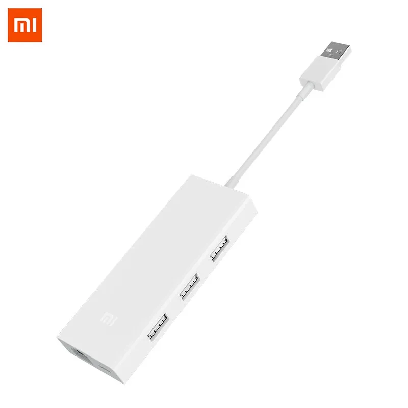 29.3 Xiaomi Mi USB 3,0 на 3 порта USB 3,0 1000Mbps-Gigabit RJ45 адаптер usb-хаб с микро USB порт питания Многофункциональный узловой центр - Цвет: 29.3