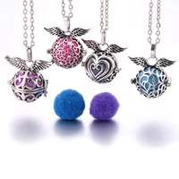 mexico chime music wing ball locket necklace vintage pregnancy necklace for aromatherapy essential oil pregnant women