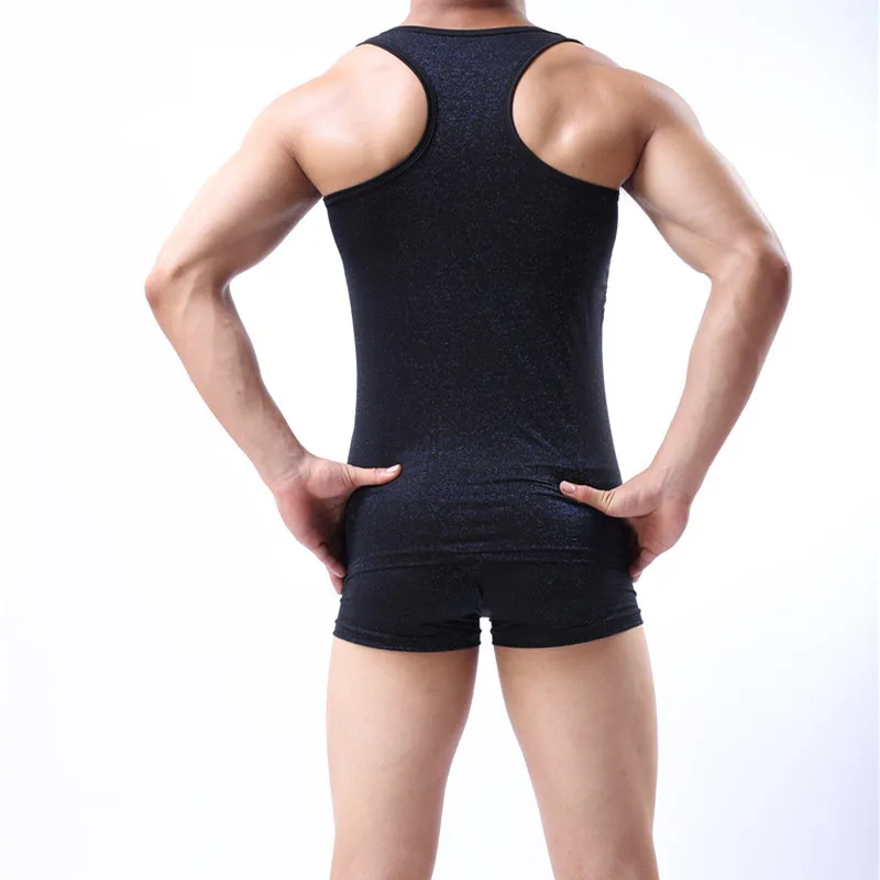 Undershirts Male Tanks Underwear Spring and Summer New Fashion Comfortable Vest Solid Mens Undershirts Nightwear Sleepwear