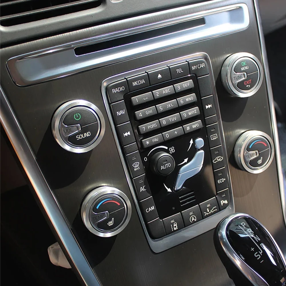 Для VOLVO S60 V60 XC60 S80 V40 S60L автомобильный Кондиционер Вращающаяся ручка переключатель