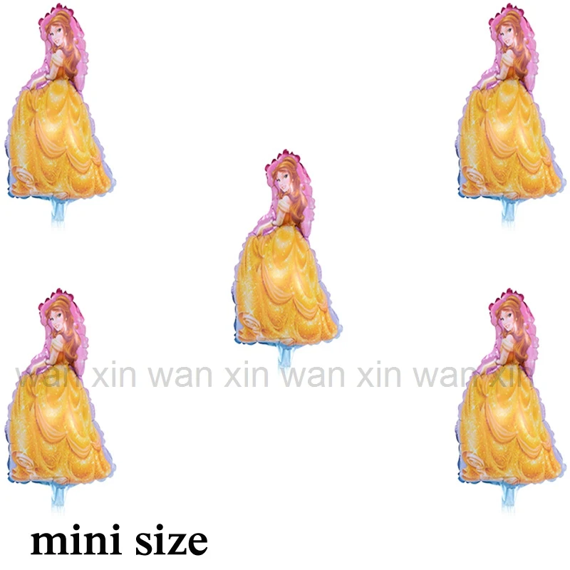 10pc mini belle 10 шт./лот воздушный шар "Эльза" Мини Размер фольгированный материал шар на день рождения для детей игрушки Анна Принцесса Эльза вечерние воздушные шары, Классические игрушки - Цвет: 10pc mini belle