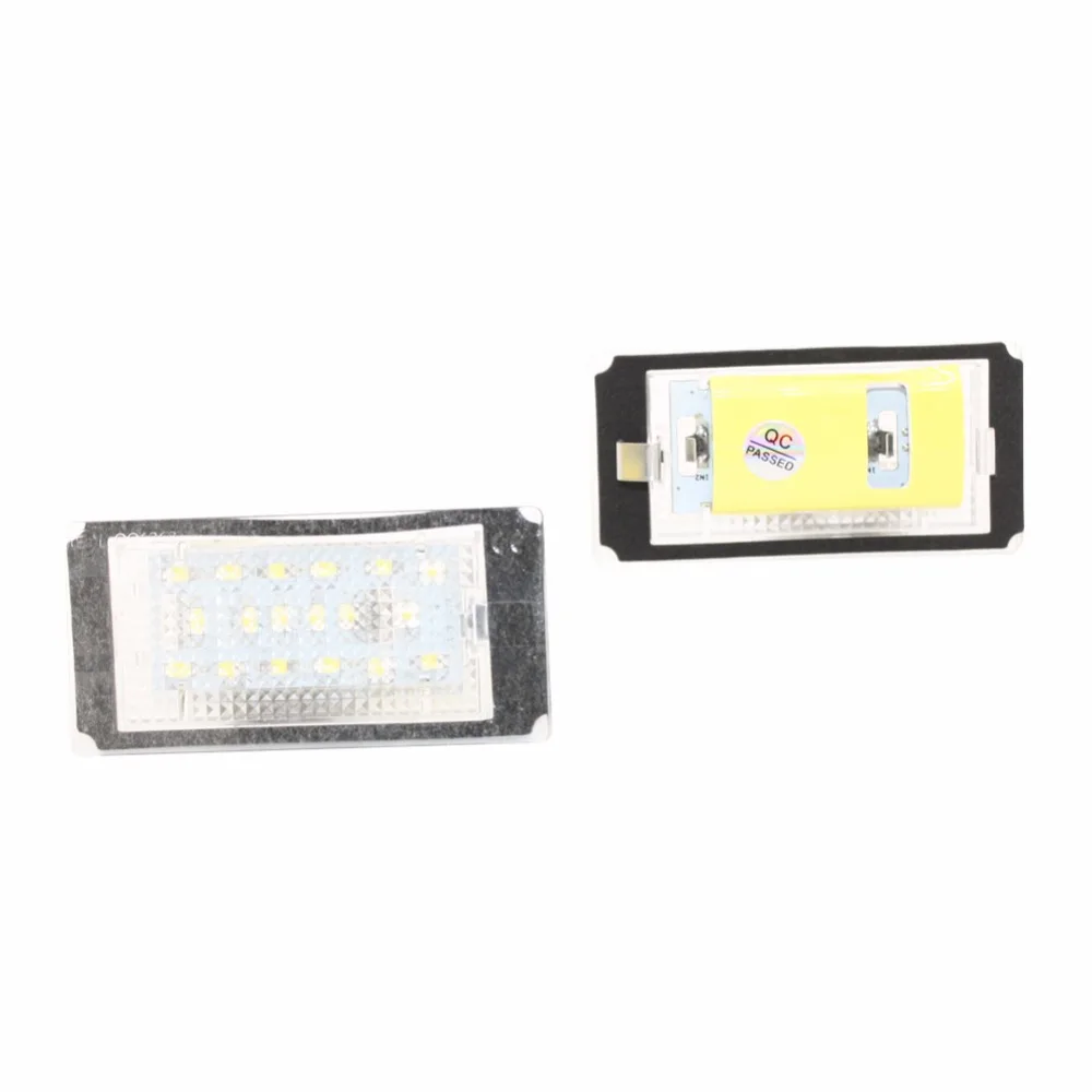 2x безотказный 18 3528 SMD CAN шина светодиод светильник номерного знака лампы