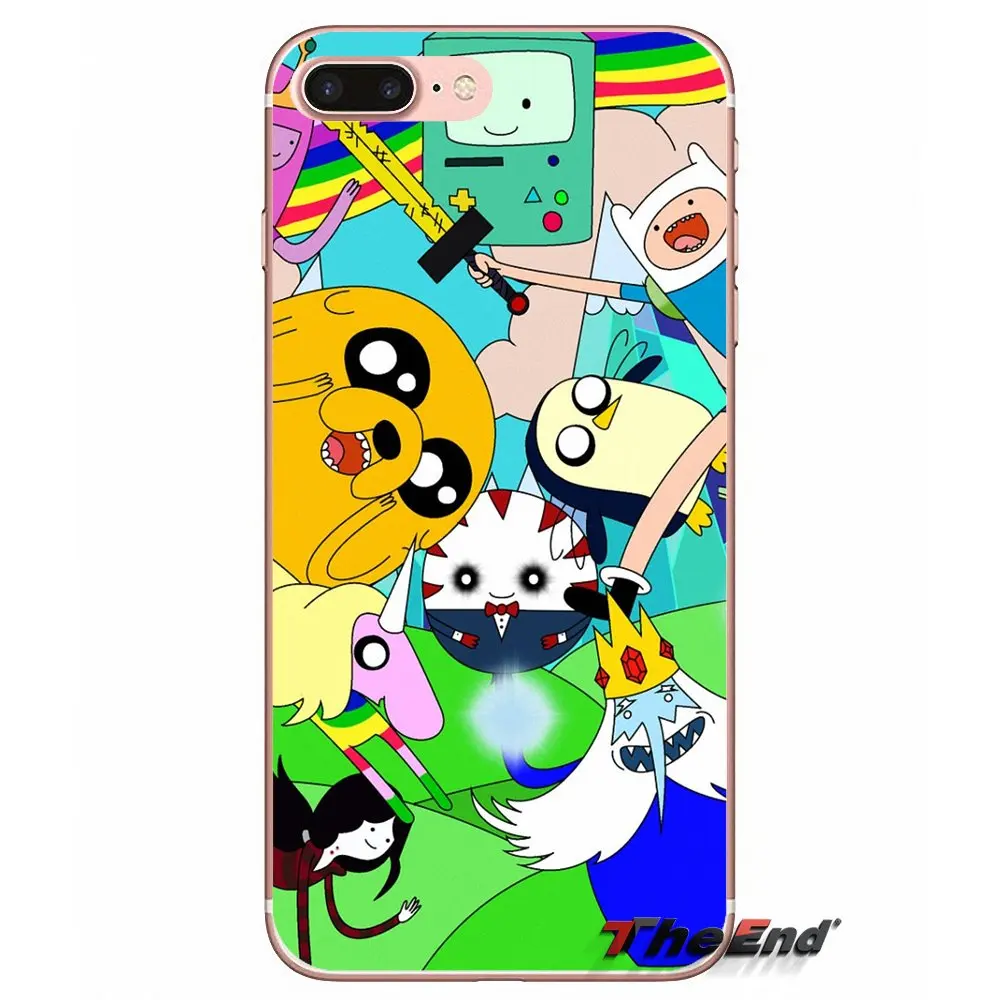 Чехол для телефона Huawei G7 G8 Ascend P7 P8 P9 Lite Honor 4C 5X 5C 6X Mate 7 8 9 Y3 Y5 Y6 II Pro adventure time collage с