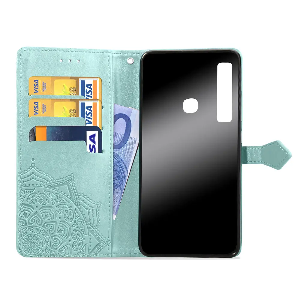 Для samsung Galaxy A7 J3 A9 J8 A6 J6 2018 телефон чехлы для A8 J4 плюс чехол на книжка кожаный