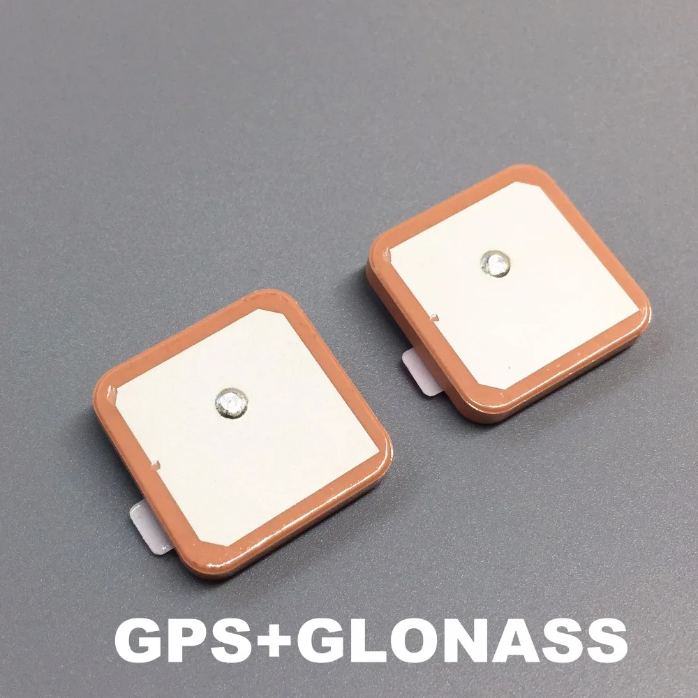 GPS антенна для IOT 2 шт. керамическая GNSS GLONASS пассивная 25x25x4 мм бесплатная