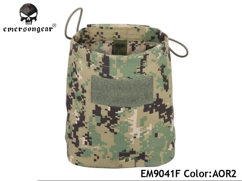 AOR2 Emersongear дампа мешок маг Мешок Molle Тактические аксессуары Emerson Тактический Журнал чехлы Мультикам EM9042 Койот коричневый черный - Цвет: AOR2