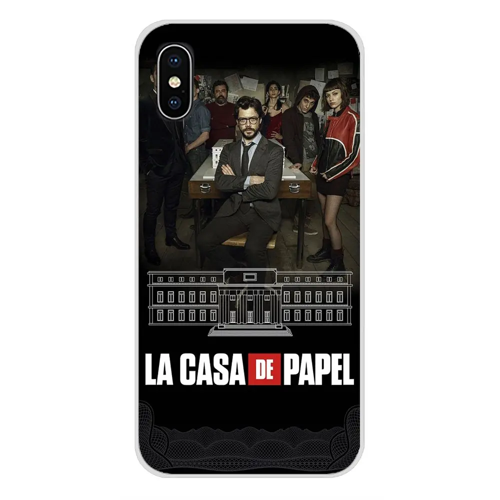 Аксессуары чехлы для телефонов испанское ТВ La Casa de papel Money Heist Samsung Galaxy A3 A5 A7 J1 J2 J3 J5 J7