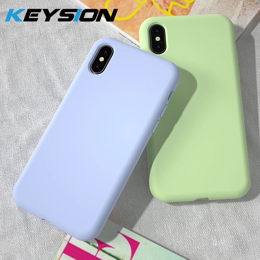 Силиконовый чехол для iPhone XR XS Max X 8 7 6s Plus|Бамперы| |
