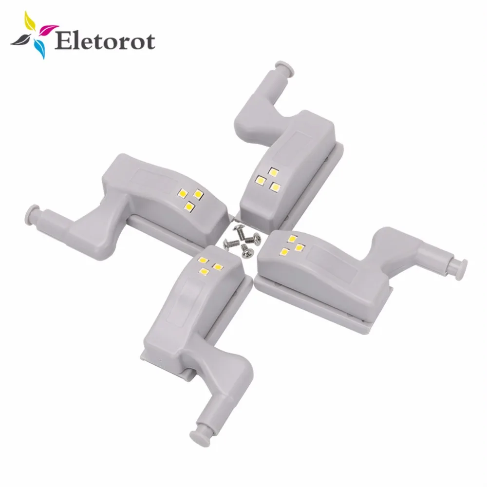 

Eletorot LED Cabinet Hydraulic Hinge Light For Kitchen Closet Living Room Cupboard Wardrobe Universal Inner Motion Sensor Light