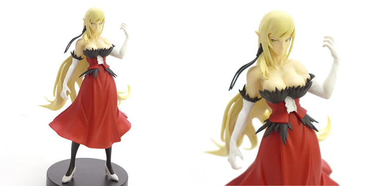 Фигурка японского аниме Kizumonogatari 20 см фигурки героев Oshino Shinobu Коллекционная
